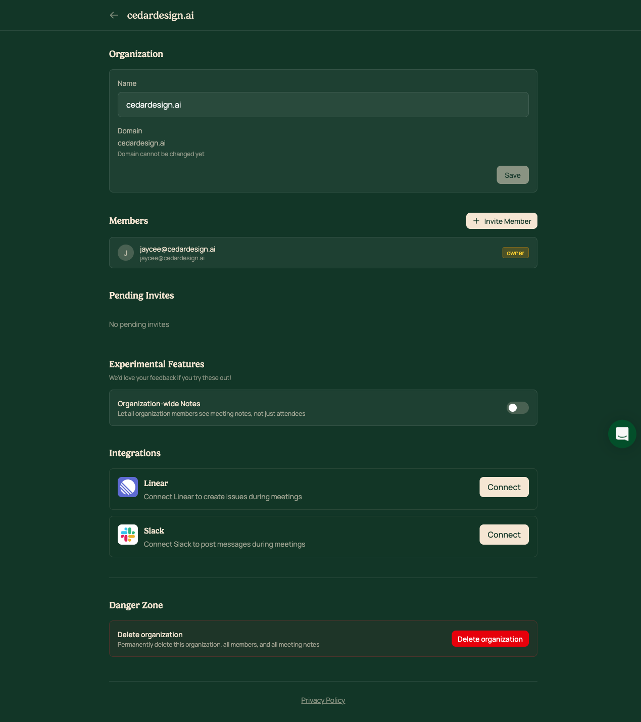 Before: dark theme, Title Case headings, mismatched button sizes